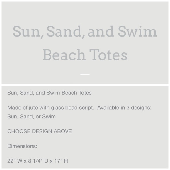 Two’s Company Sun Beach Tote Bag